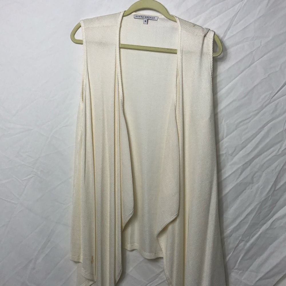 cream cardigan